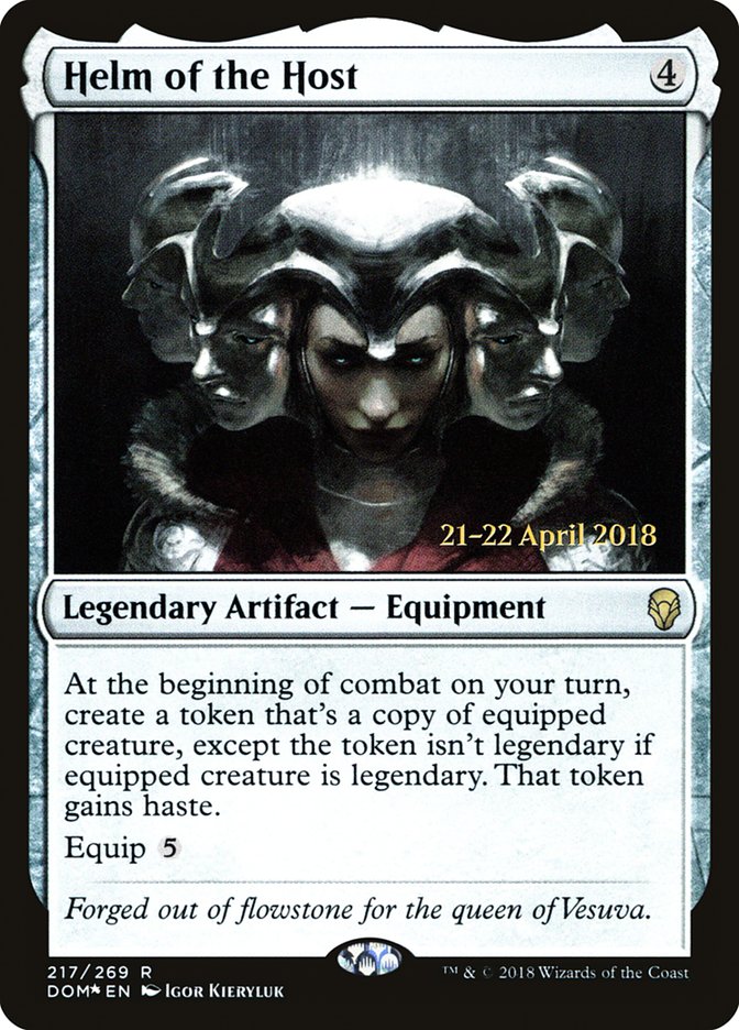 Helm of the Host  (Prerelease) [Dominaria Prerelease Promos] | Webway Games