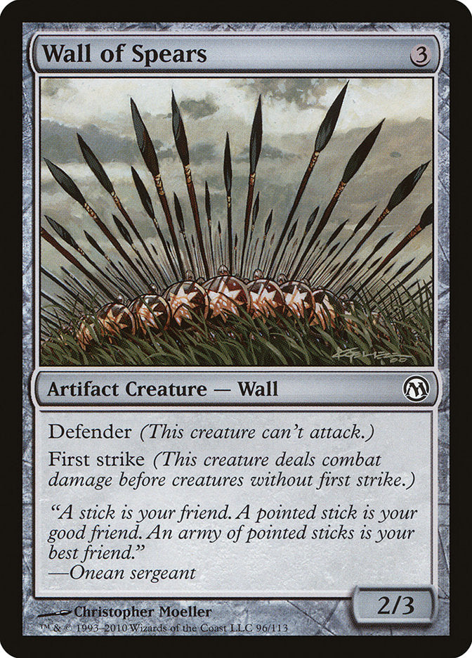 Wall of Spears [Duels of the Planeswalkers] | Webway Games