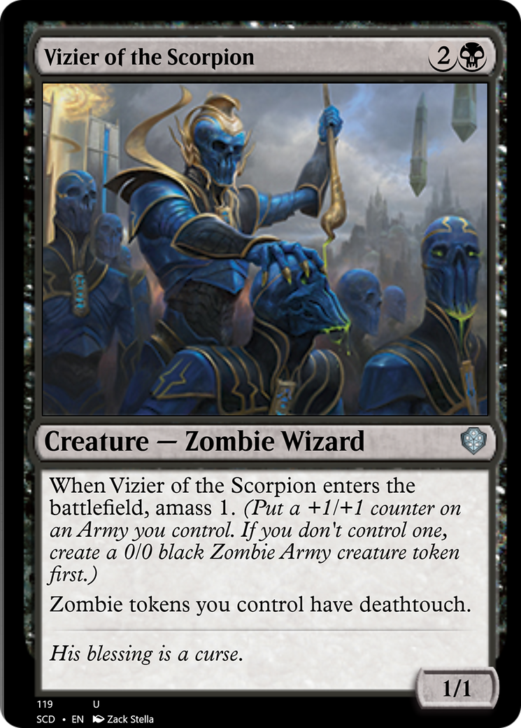 Vizier of the Scorpion [Starter Commander Decks] | Webway Games