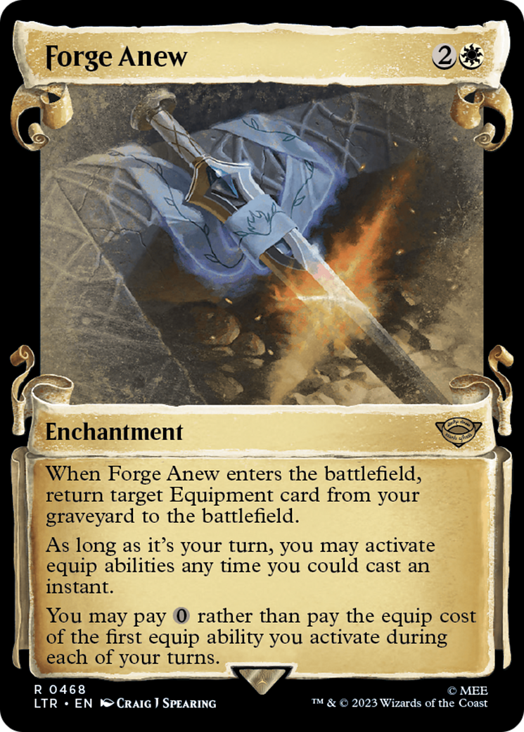 Forge Anew [The Lord of the Rings: Tales of Middle-Earth Showcase Scrolls] | Webway Games