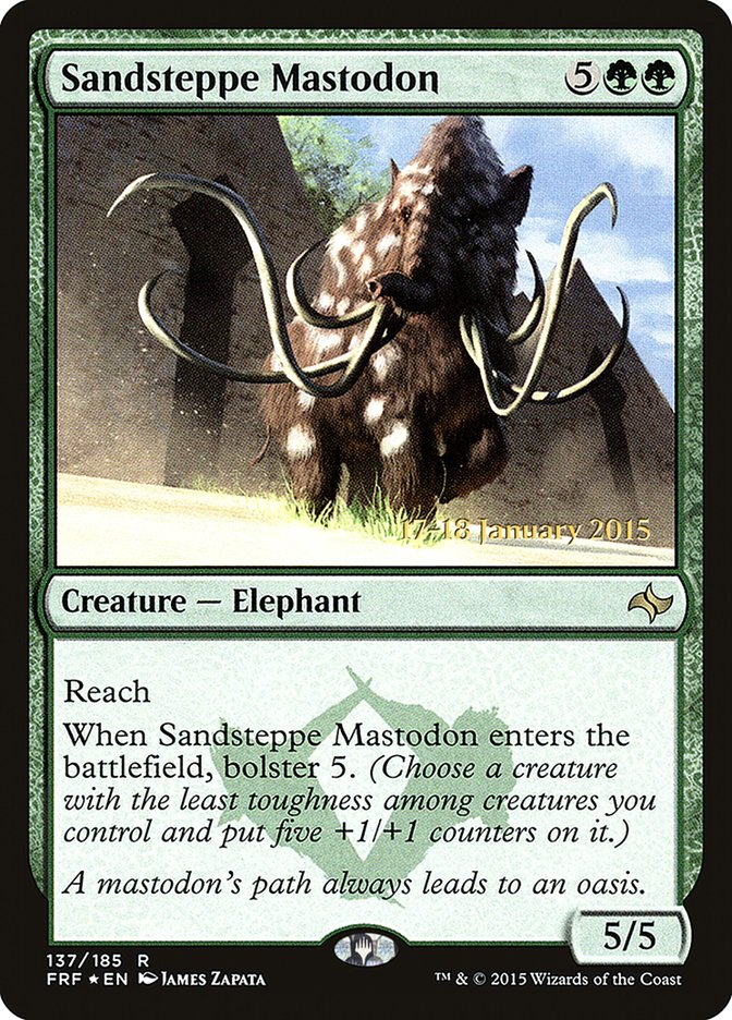 Sandsteppe Mastodon  (Prerelease) [Fate Reforged Prerelease Promos] | Webway Games