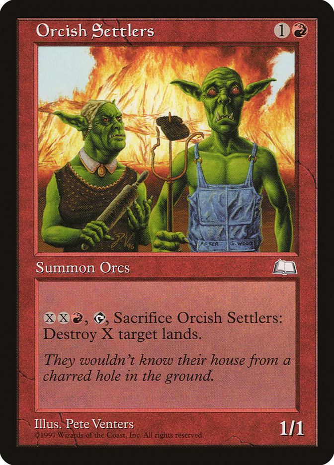 Orcish Settlers [Weatherlight] | Webway Games