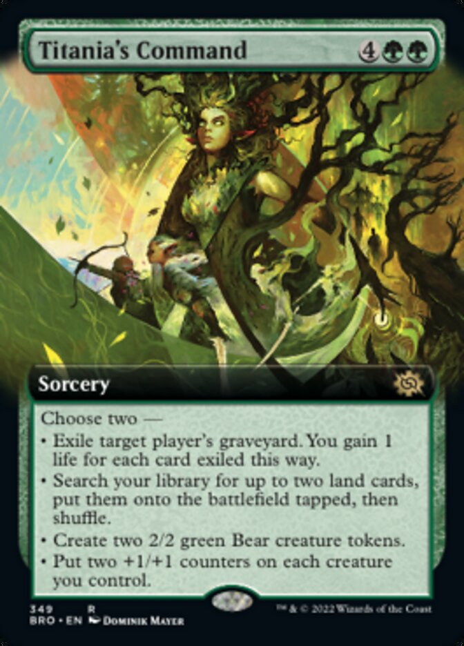 Titania's Command (Extended Art) [The Brothers' War] | Webway Games