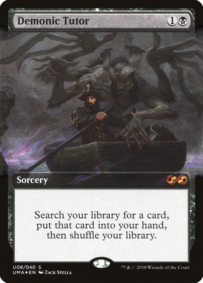 Demonic Tutor [Ultimate Box Topper] | Webway Games