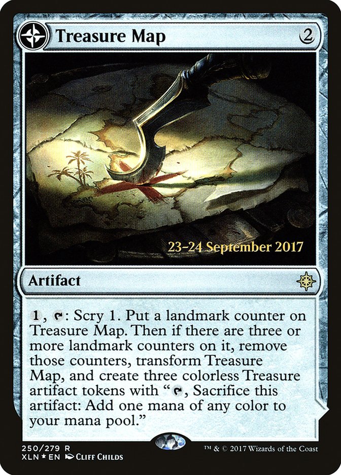 Treasure Map // Treasure Cove  [Ixalan Prerelease Promos] | Webway Games