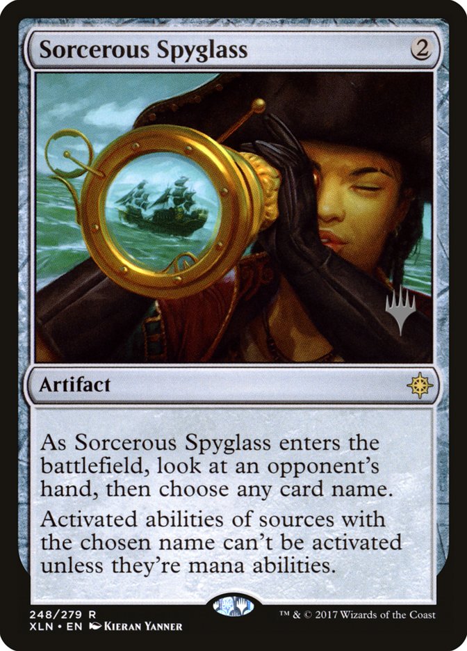 Sorcerous Spyglass (Promo Pack) [Ixalan Promos] | Webway Games