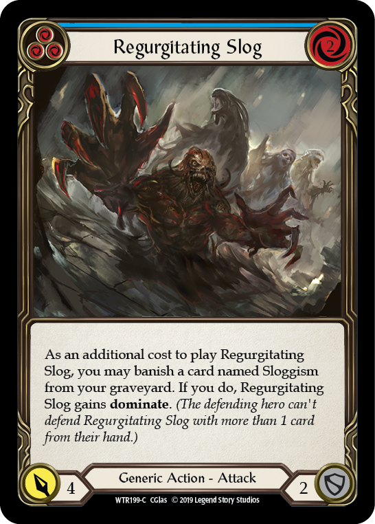 Regurgitating Slog (Blue) [WTR199-C] Alpha Print Normal | Webway Games