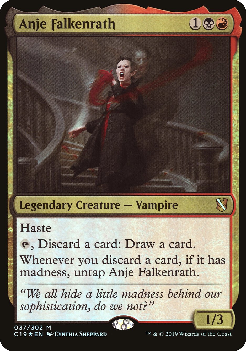 Anje Falkenrath (Commander 2019) [Oversize Cards] | Webway Games