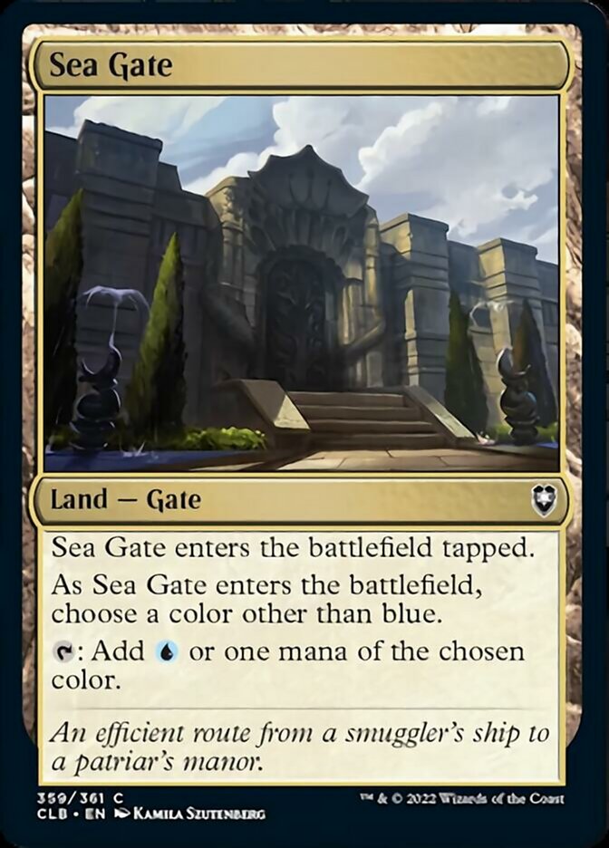 Sea Gate [Commander Legends: Battle for Baldur's Gate] | Webway Games