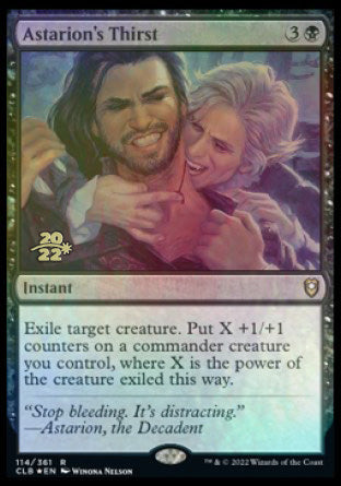 Astarion's Thirst [Commander Legends: Battle for Baldur's Gate Prerelease Promos] | Webway Games