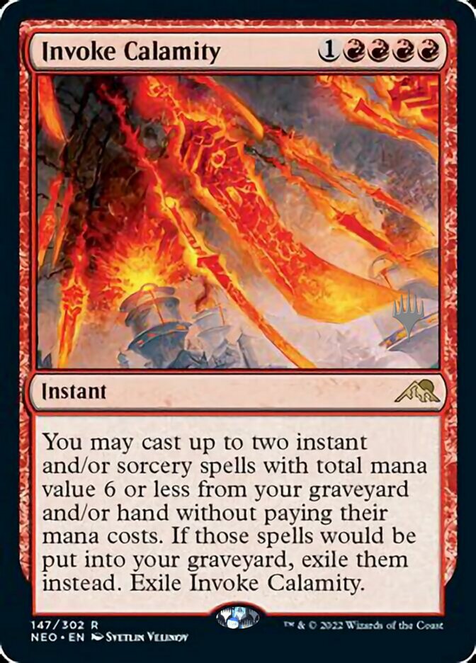 Invoke Calamity (Promo Pack) [Kamigawa: Neon Dynasty Promos] | Webway Games