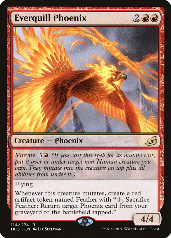 Everquill Phoenix (Promo Pack) [Ikoria: Lair of Behemoths Promos] | Webway Games