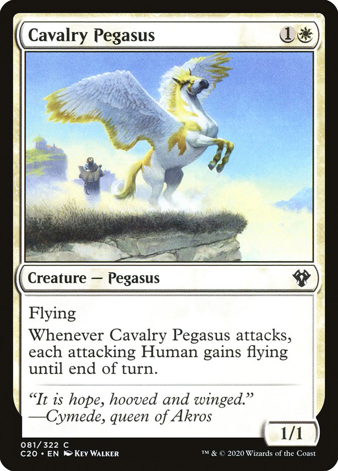 Cavalry Pegasus [Commander 2020] | Webway Games