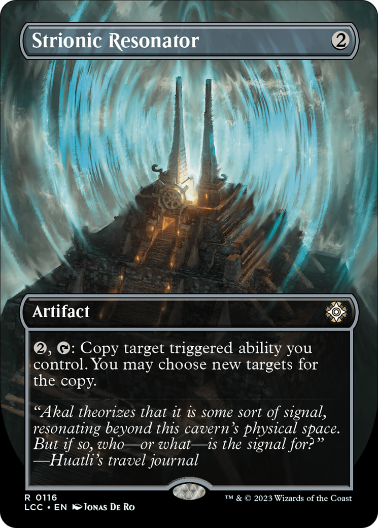 Strionic Resonator (Borderless) [The Lost Caverns of Ixalan Commander] | Webway Games
