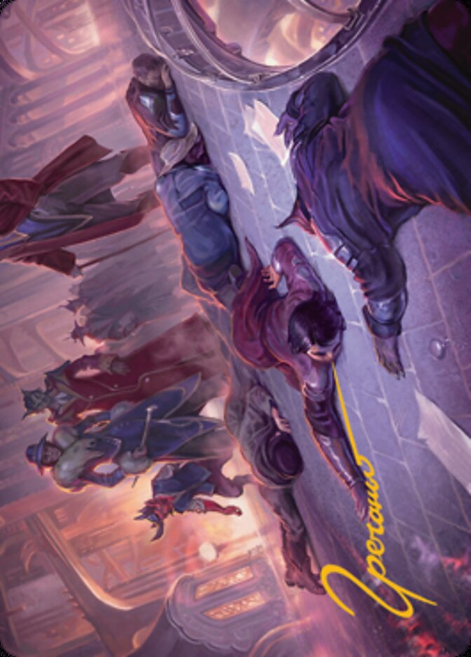 Make an Example Art Card (Gold-Stamped Signature) [Streets of New Capenna Art Series] | Webway Games