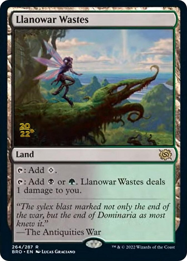Llanowar Wastes [The Brothers' War: Prerelease Promos] | Webway Games