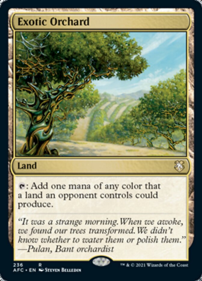 Exotic Orchard [Dungeons & Dragons: Adventures in the Forgotten Realms Commander] | Webway Games