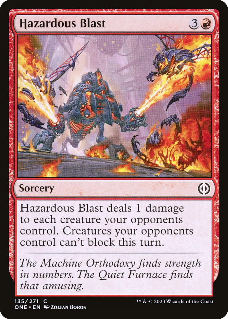Hazardous Blast [Phyrexia: All Will Be One] | Webway Games