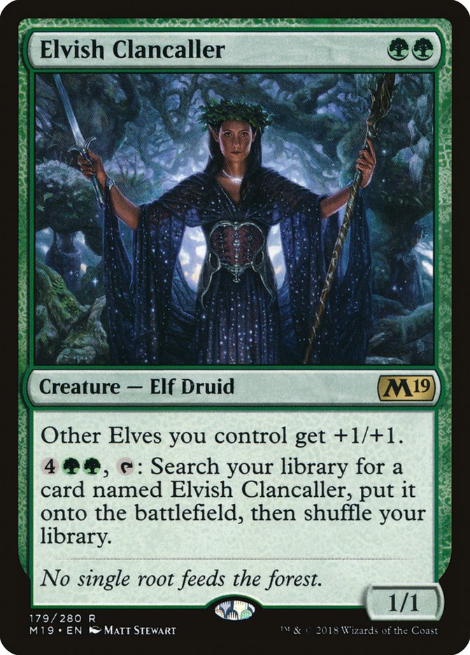 Elvish Clancaller [Core Set 2019] | Webway Games