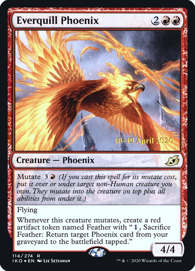 Everquill Phoenix  [Ikoria: Lair of Behemoths Prerelease Promos] | Webway Games