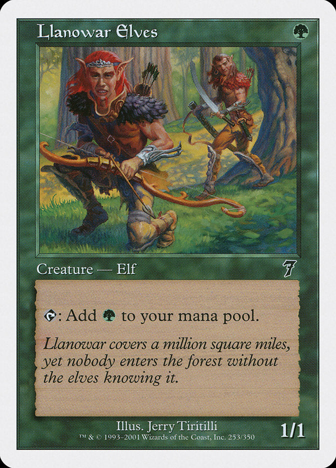 Llanowar Elves [Seventh Edition] | Webway Games