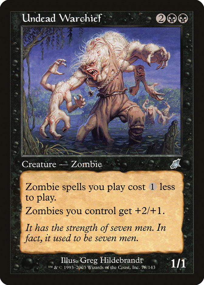 Undead Warchief [Scourge] | Webway Games