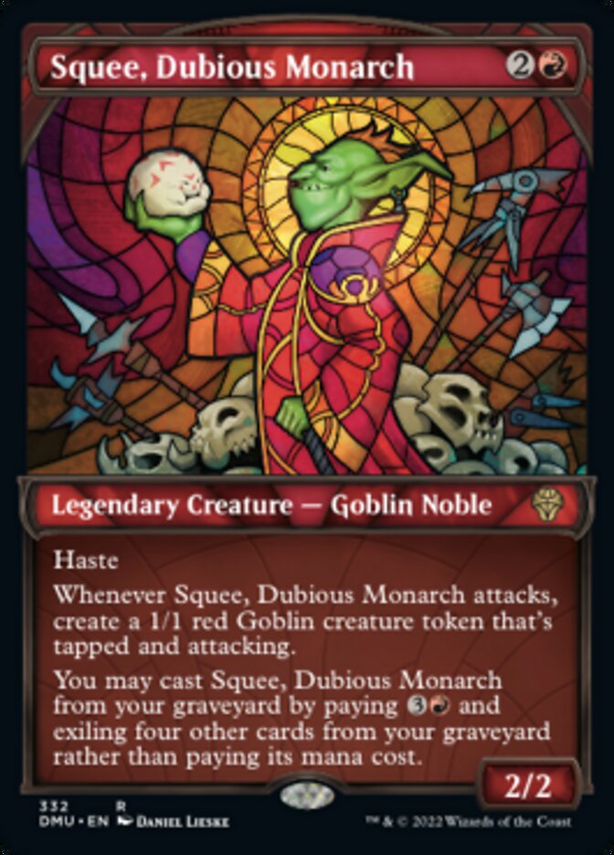 Squee, Dubious Monarch (Showcase Textured) [Dominaria United] | Webway Games