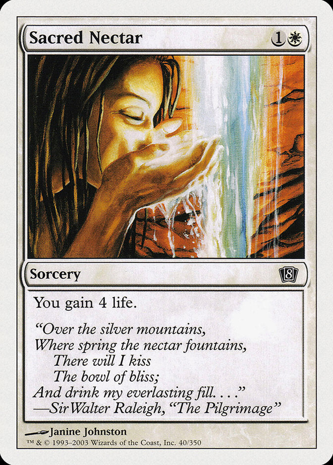 Sacred Nectar [Eighth Edition] | Webway Games