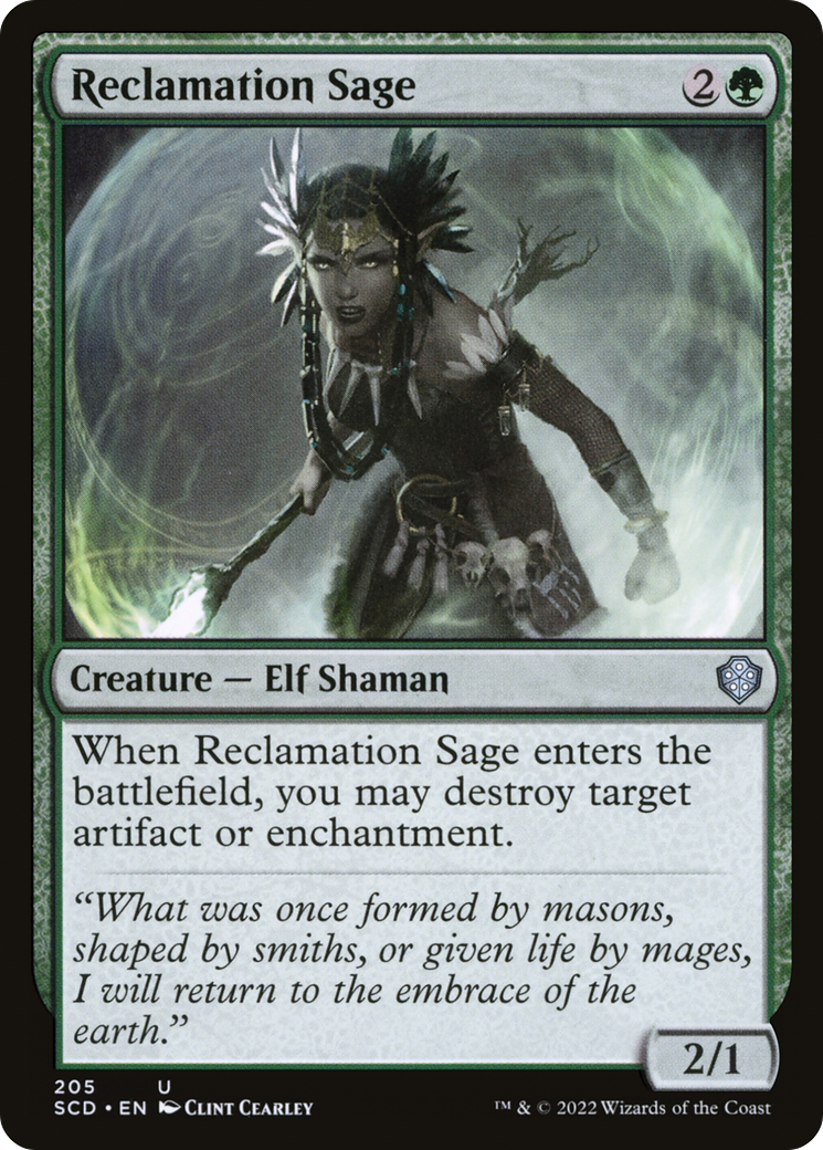 Reclamation Sage [Starter Commander Decks] | Webway Games