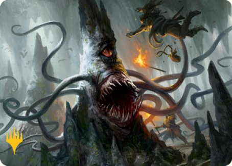 Roper Art Card (Gold-Stamped Signature) [Dungeons & Dragons: Adventures in the Forgotten Realms Art Series] | Webway Games