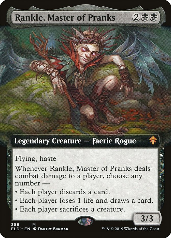 Rankle, Master of Pranks (Extended Art) [Throne of Eldraine] | Webway Games