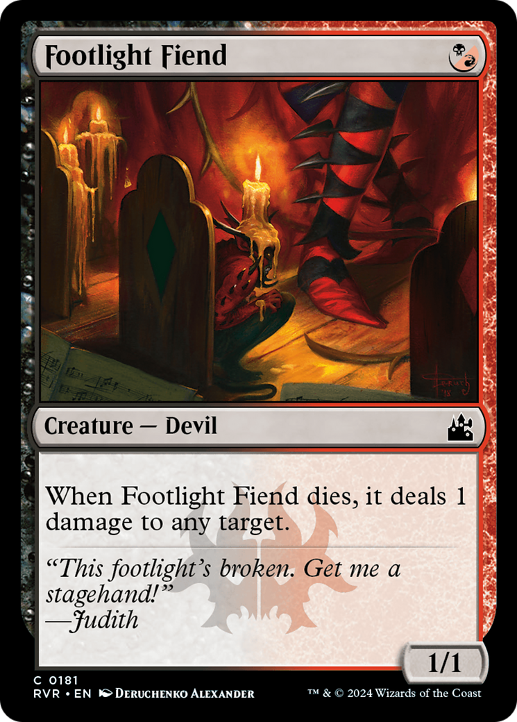 Footlight Fiend [Ravnica Remastered] | Webway Games
