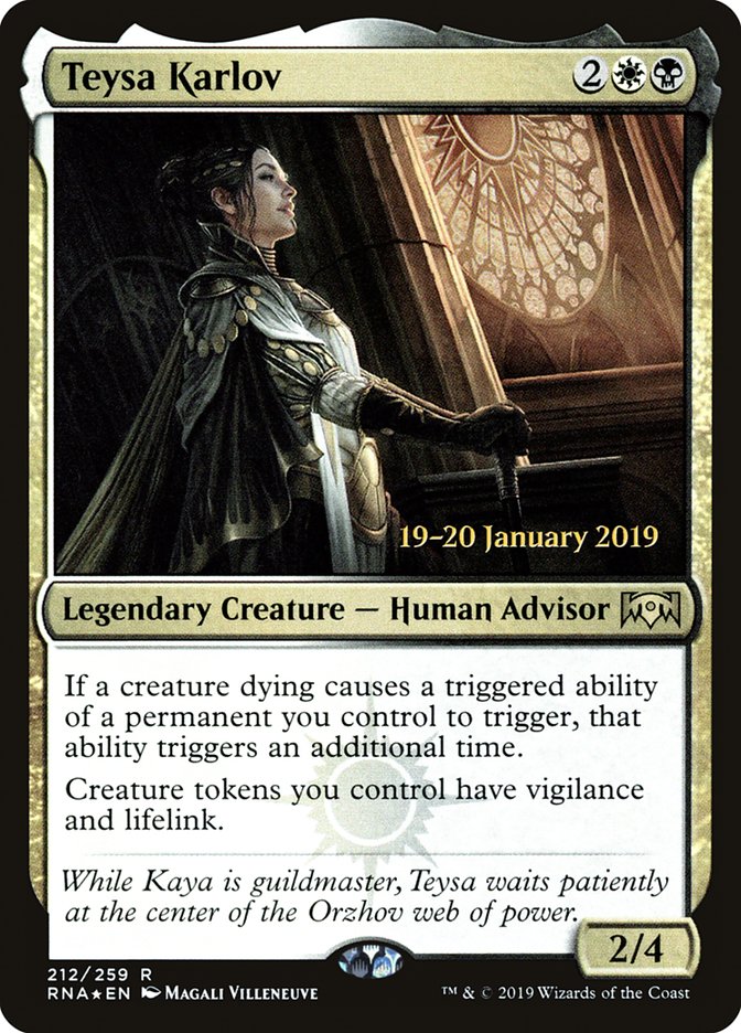 Teysa Karlov [Ravnica Allegiance Prerelease Promos] | Webway Games