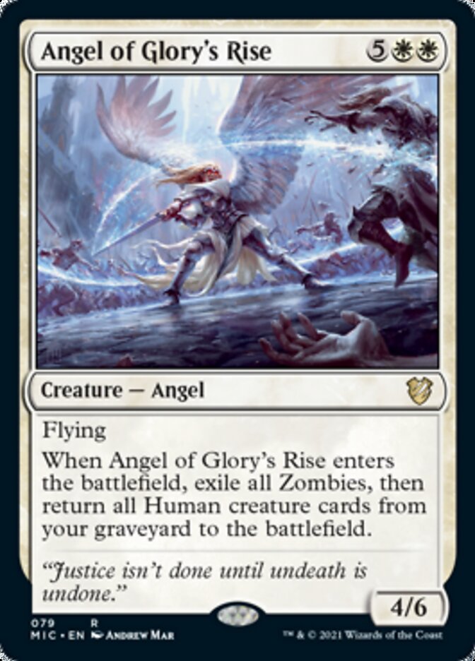 Angel of Glory's Rise [Innistrad: Midnight Hunt Commander] | Webway Games