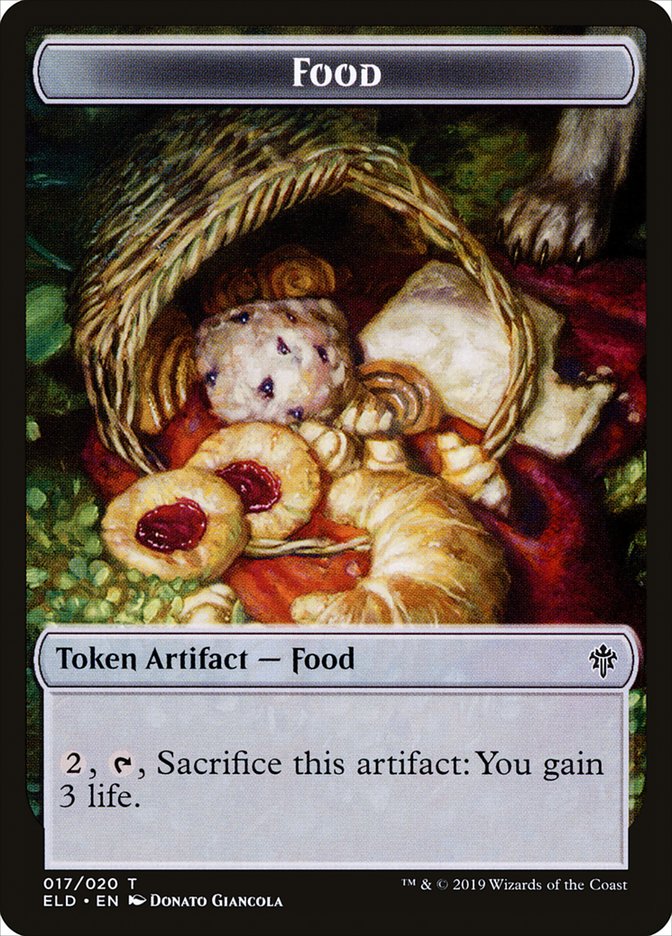 Food (017/020) [Throne of Eldraine Tokens] | Webway Games