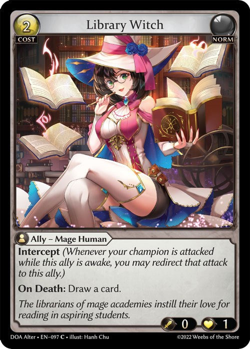 Library Witch (097) [Dawn of Ashes: Alter Edition] | Webway Games