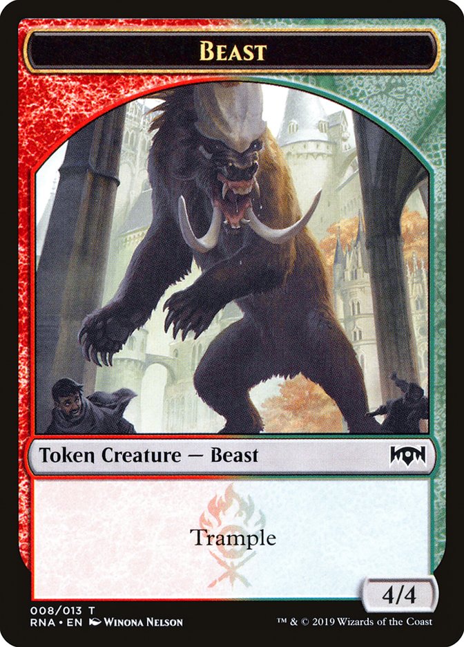 Beast [Ravnica Allegiance Tokens] | Webway Games
