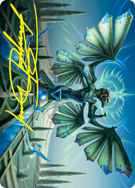 Tanazir Quandrix Art Card (Gold-Stamped Signature) [Strixhaven: School of Mages Art Series] | Webway Games