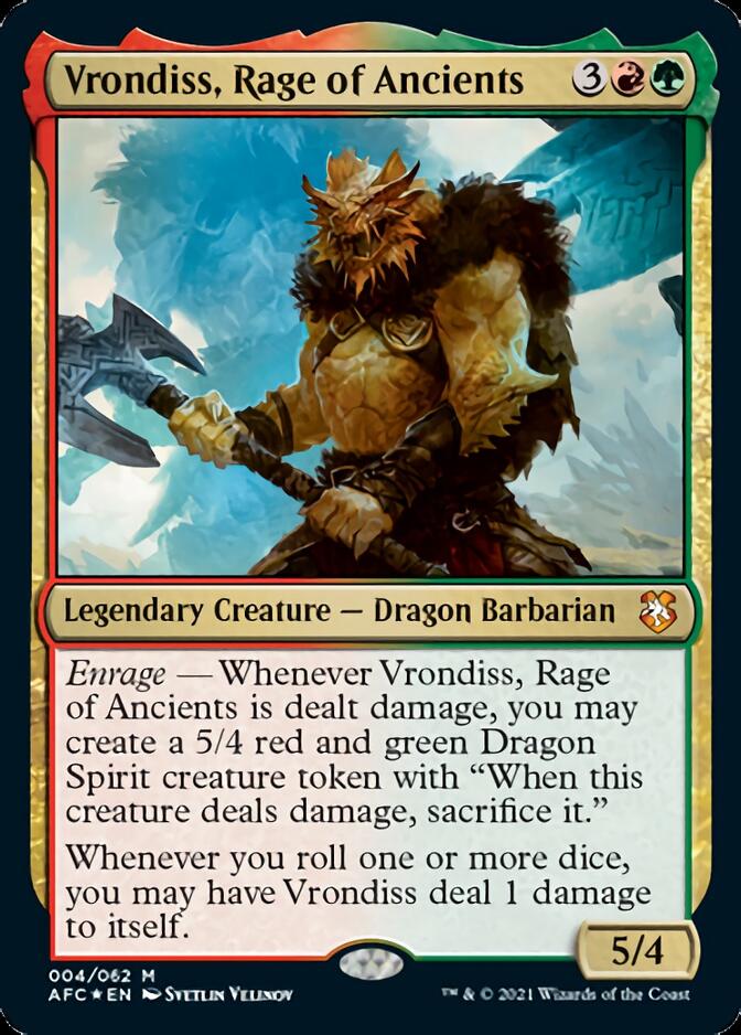 Vrondiss, Rage of Ancients [Dungeons & Dragons: Adventures in the Forgotten Realms Commander] | Webway Games