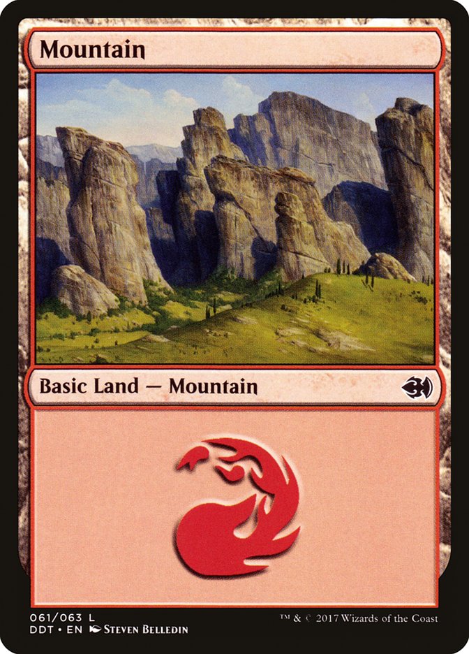 Mountain (#61) [Duel Decks: Merfolk vs. Goblins] | Webway Games