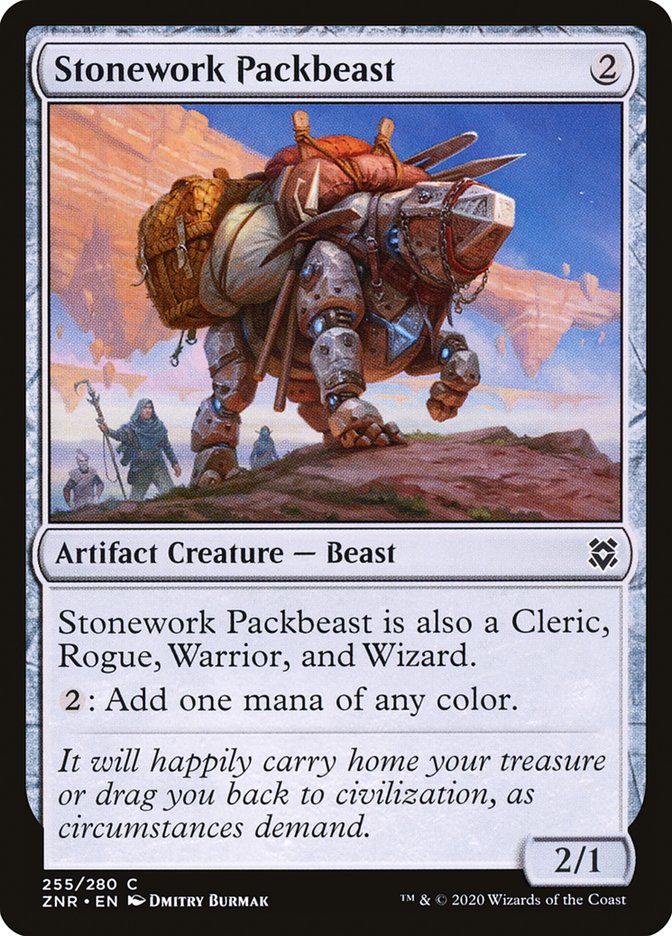 Stonework Packbeast [Zendikar Rising] | Webway Games