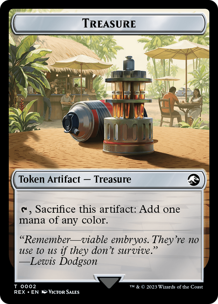 Treasure (0002) // Gnome Soldier Double-Sided Token [Jurassic World Collection Tokens] | Webway Games