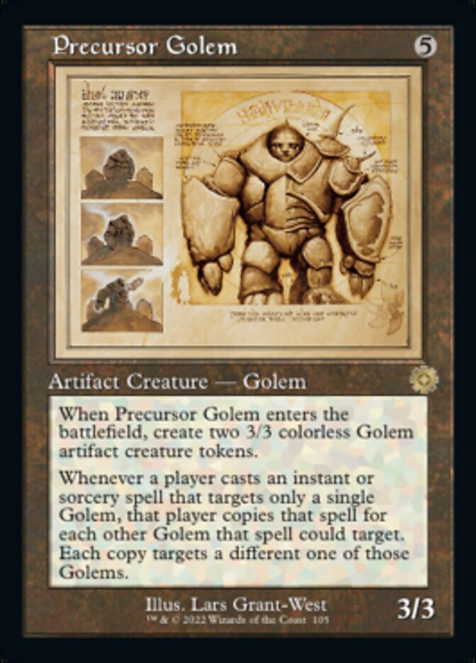 Precursor Golem (Retro Schematic) [The Brothers' War Retro Artifacts] | Webway Games