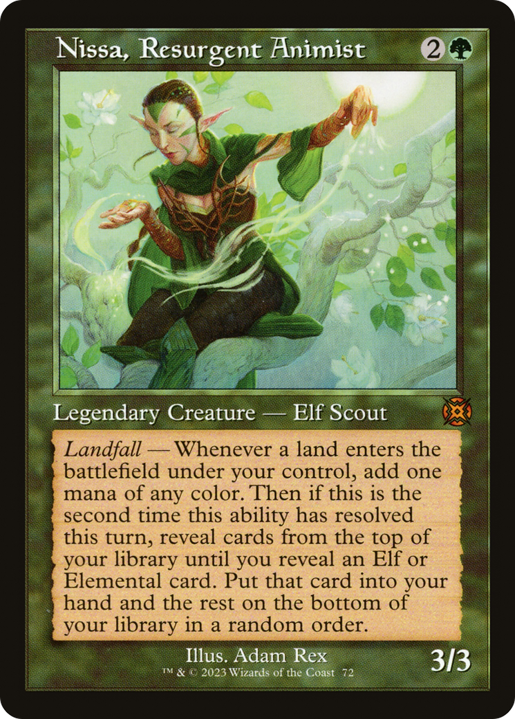 Nissa, Resurgent Animist (Retro) [March of the Machine: The Aftermath] | Webway Games