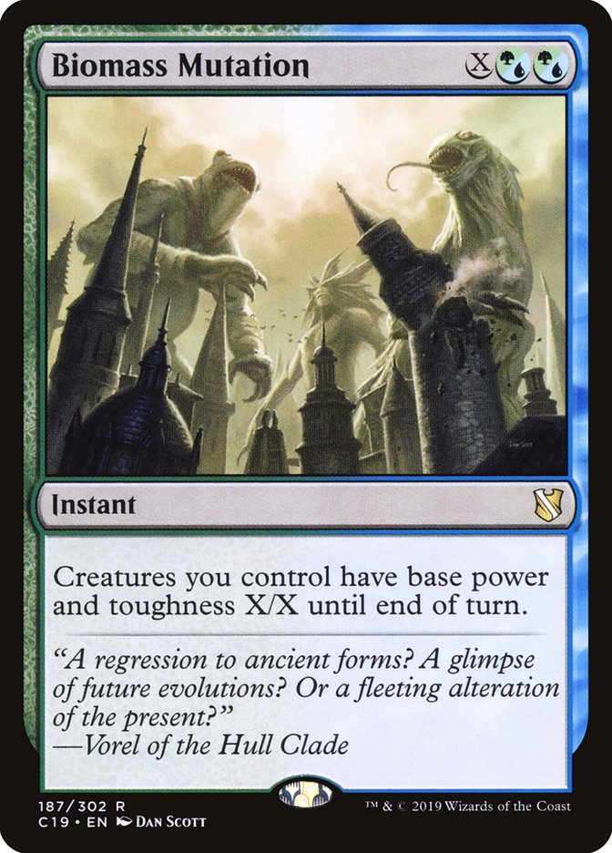Biomass Mutation [Commander 2019] | Webway Games