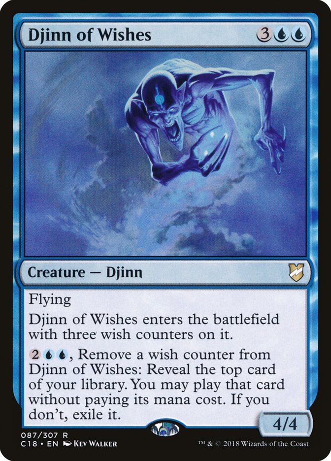 Djinn of Wishes [Commander 2018] | Webway Games