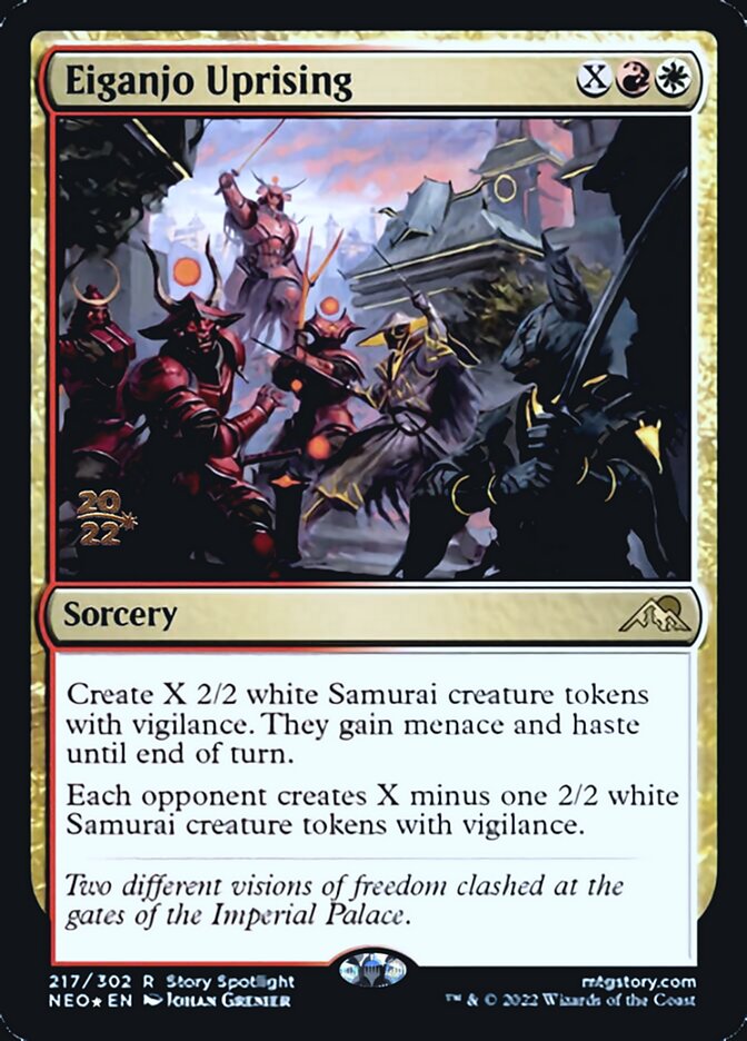 Eiganjo Uprising [Kamigawa: Neon Dynasty Prerelease Promos] | Webway Games