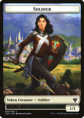Human Soldier (005) // Drake Double-sided Token [Commander 2020 Tokens] | Webway Games