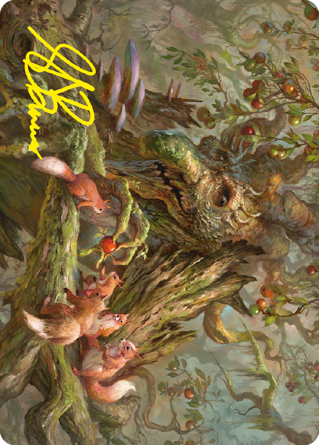 Generous Ent Art Card (Gold-Stamped Signature) [The Lord of the Rings: Tales of Middle-earth Art Series] | Webway Games