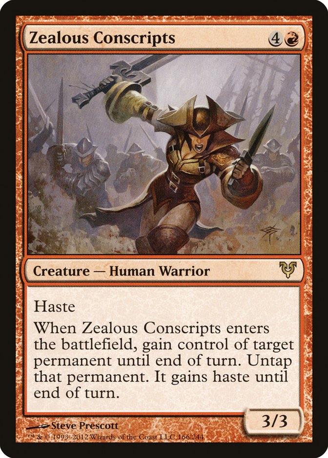 Zealous Conscripts [Avacyn Restored] | Webway Games